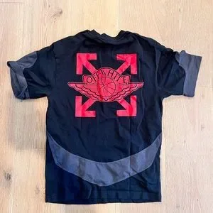 【JORDAN×OFF WHITE】ゲームシャツ2XLサイズ OFF-WHITE x Jordan T-shirt Sail Men's - FW21 - US